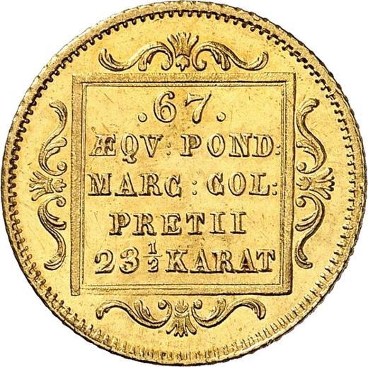 Reverse Ducat 1846 -  Coin Value - Hamburg, Free City
