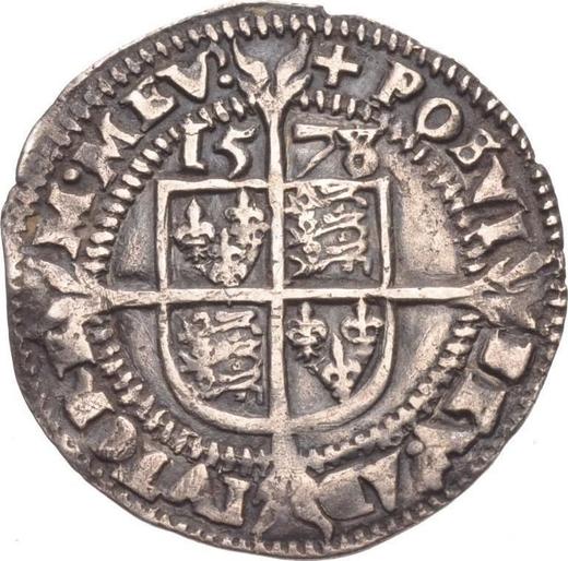 Reverse Threepence 1578 "Fifth issue" - Silver Coin Value - United Kingdom, Elizabeth I