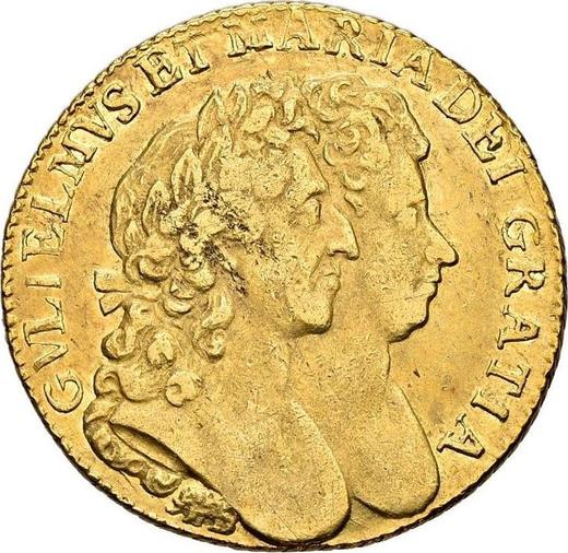 Obverse Guinea 1692 Elephant - Gold Coin Value - United Kingdom, William III and Mary II