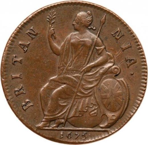 Reverse Halfpenny 1675 -  Coin Value - United Kingdom, Charles II