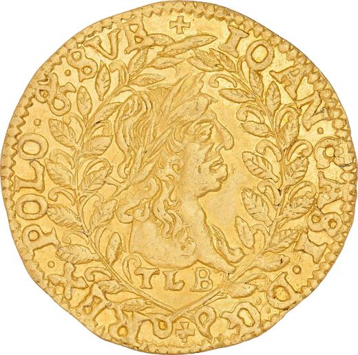 Obverse Ducat 1666 TLB "Lithuania" - Gold Coin Value - Poland, John II Casimir
