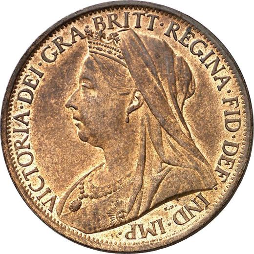 Avers 1 Penny 1901 TB "Typ 1895-1901" - Münze Wert - Großbritannien, Victoria