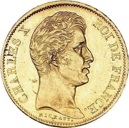 Obverse 40 Francs 1829 A "Type 1824-1830" - Gold Coin Value - France, Charles X