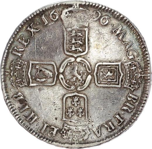 Reverse Halfcrown 1696 y "Small Shields" - Silver Coin Value - United Kingdom, William III