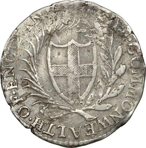 Obverse Sixpence 1654 - Silver Coin Value - United Kingdom, Commonwealth
