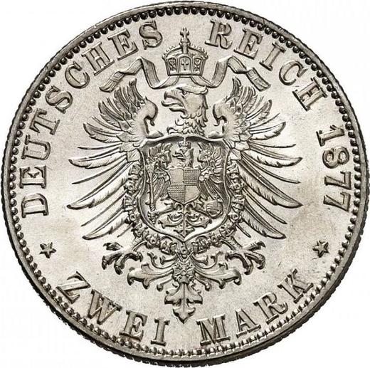 Reverse 2 Mark 1877 C "Prussia" - Silver Coin Value - Germany, German Empire