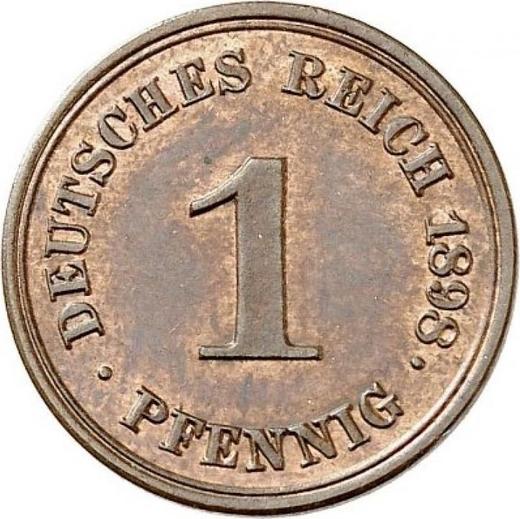 Anverso 1 Pfennig 1898 F "Tipo 1890-1916" - valor de la moneda  - Alemania, Imperio alemán
