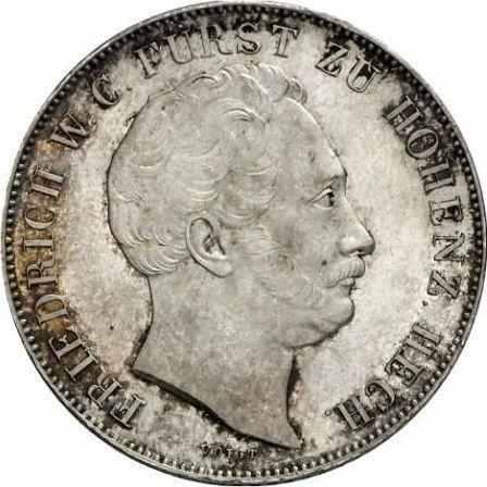 Obverse Goldgulden 1845 - Silver Coin Value - Hohenzollern-Hechingen, Constantine