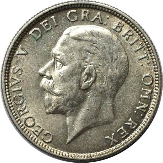 Avers 2 Schilling (Florin) 1930 - Silbermünze Wert - Großbritannien, Georg V