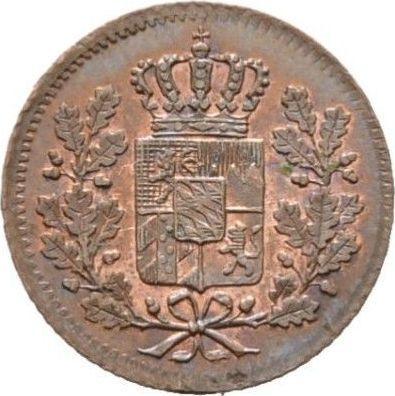 Awers monety - 1 halerz 1846 - cena monety - Bawaria, Ludwik I