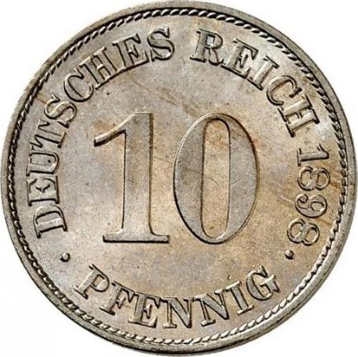 Obverse 10 Pfennig 1898 E "Type 1890-1916" - Coin Value - Germany, German Empire