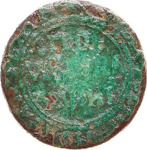 Reverse Pattern Polushka (1/4 Kopek) ҂АΨИI (1718) -  Coin Value - Russia, Peter I