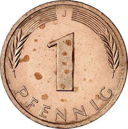 Obverse 1 Pfennig 1982 J - Coin Value - Germany, FRG