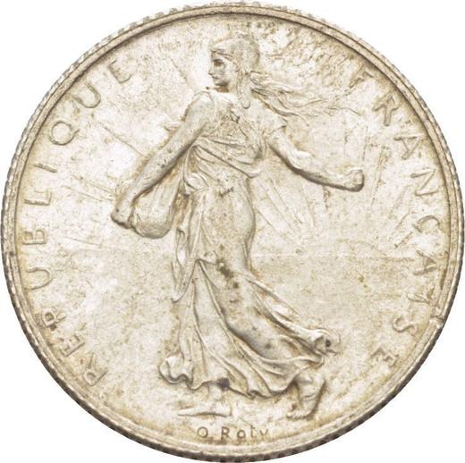 Avers 1 Franken 1911 "Sämann" - Silbermünze Wert - Frankreich, Dritte Republik