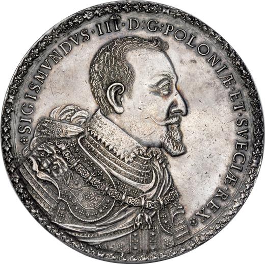 Anverso Donación 100 ducados 1621 Plata - valor de la moneda de plata - Polonia, Segismundo III
