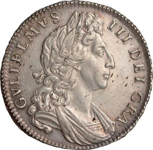 Obverse Halfcrown 1700 "New large shields" - Silver Coin Value - United Kingdom, William III