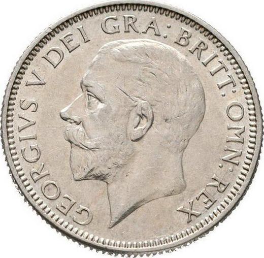 Obverse Shilling 1926 - Silver Coin Value - United Kingdom, George V