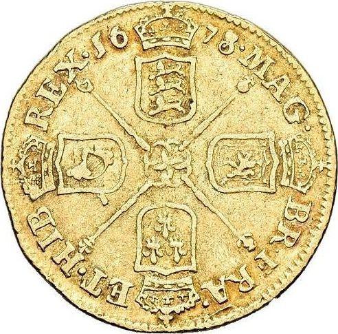 Reverse Half Guinea 1678 "Second laureate bust" - Gold Coin Value - United Kingdom, Charles II