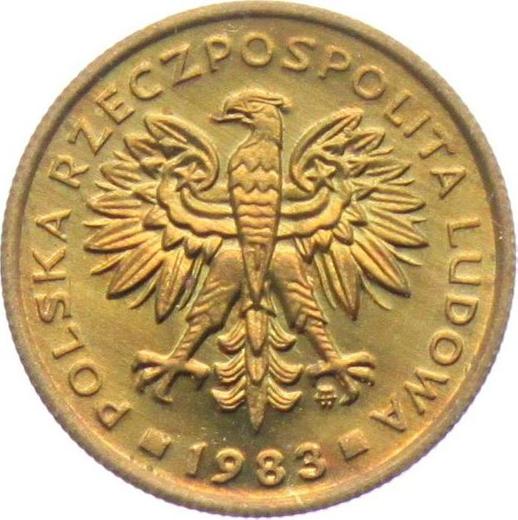 Avers 2 Zlote 1983 MW - Münze Wert - Polen, Volksrepublik Polen