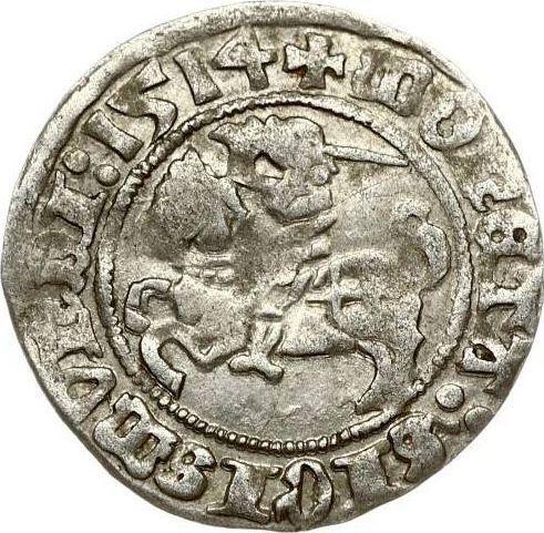 Obverse 1/2 Grosz 1514 "Lithuania" - Silver Coin Value - Poland, Sigismund I the Old