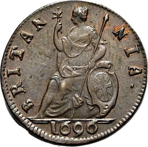 Revers 1 Farthing 1696 - Münze Wert - Großbritannien, Wilhelm III