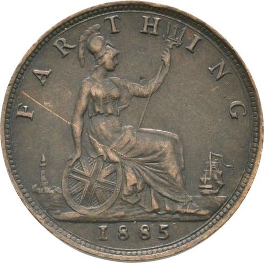 Reverse Farthing 1885 -  Coin Value - United Kingdom, Victoria