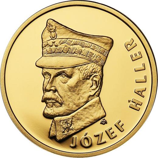 Reverse 100 Zlotych 2016 MW "Jozef Haller" - Gold Coin Value - Poland, III Republic after denomination