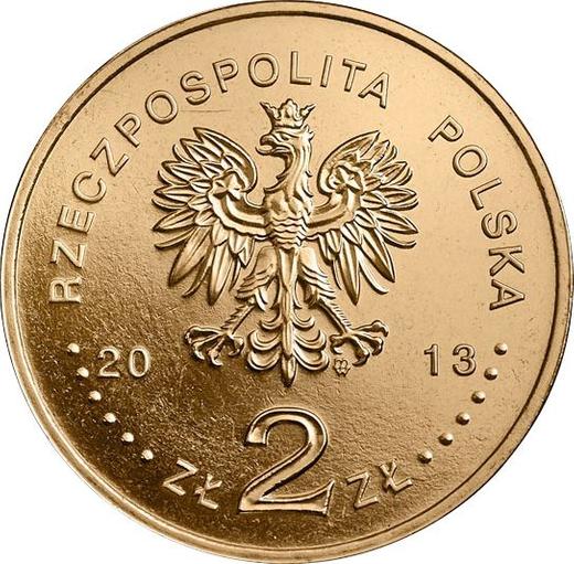 Obverse 2 Zlote 2013 MW "100th Birthday of Witold Lutoslawski" -  Coin Value - Poland, III Republic after denomination