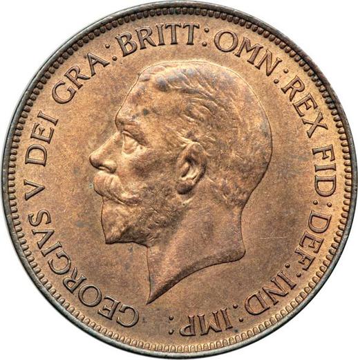 Obverse Penny 1930 "Type 1911-1936" -  Coin Value - United Kingdom, George V