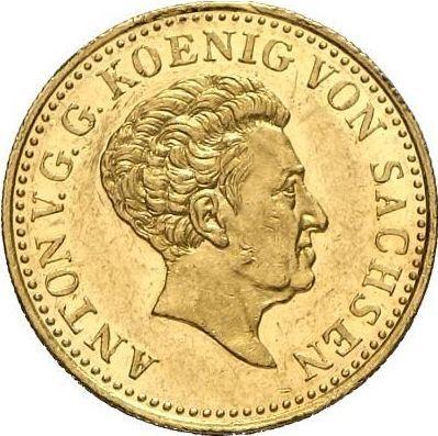 Obverse Ducat 1833 G - Gold Coin Value - Saxony-Albertine, Anthony