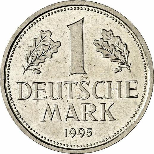 Obverse 1 Mark 1995 D -  Coin Value - Germany, FRG