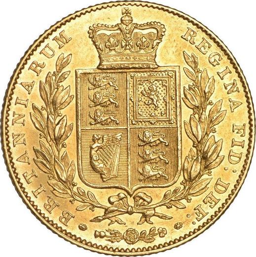 Revers Sovereign 1841 WW "Wappen" - Goldmünze Wert - Großbritannien, Victoria