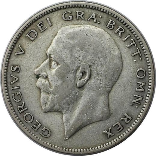 Awers monety - 1/2 korony 1931 - cena srebrnej monety - Wielka Brytania, Jerzy V