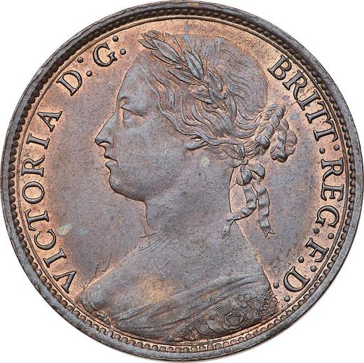 Avers 1 Penny 1879 "Typ 1860-1894" - Münze Wert - Großbritannien, Victoria