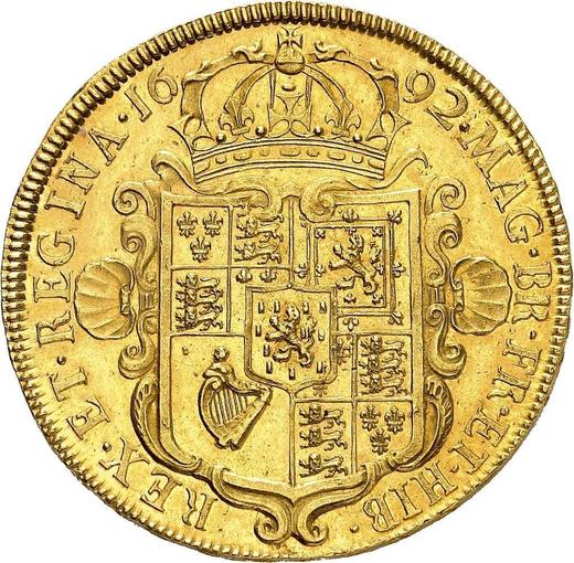 Reverse Five guineas 1692 - Gold Coin Value - United Kingdom, William III and Mary II