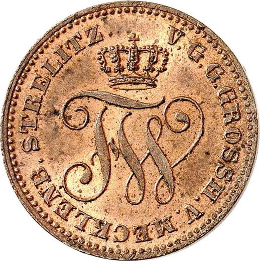Avers 2 Pfennig 1872 B - Münze Wert - Mecklenburg-Strelitz, Friedrich Wilhelm