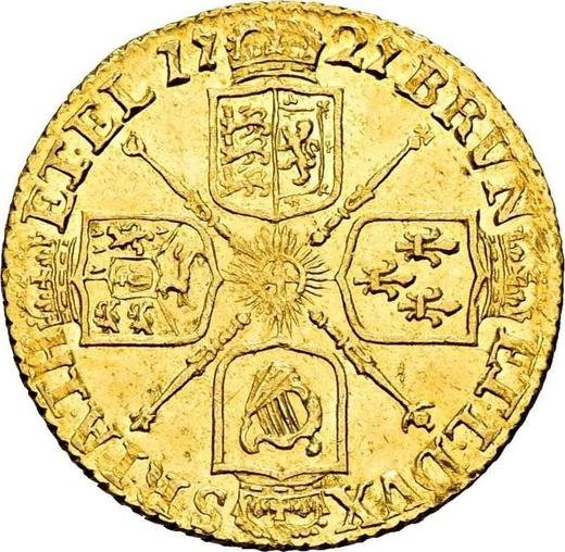 Reverse Half Guinea 1727 "Second laureate bust" - Gold Coin Value - United Kingdom, George I