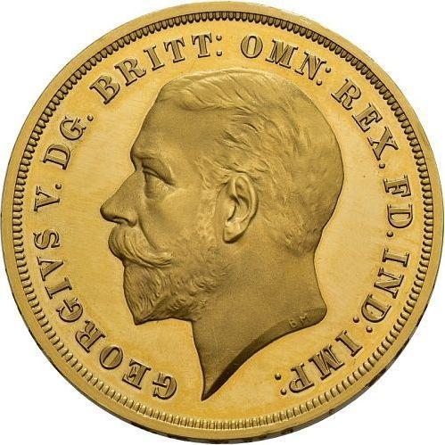 Awers monety - 1 korona 1935 "25 lat panowania króla Jerzego V" Złoto - cena złotej monety - Wielka Brytania, Jerzy V