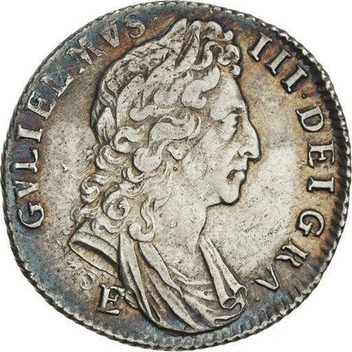 Obverse Shilling 1697 E "Third laureate bust" - Silver Coin Value - United Kingdom, William III