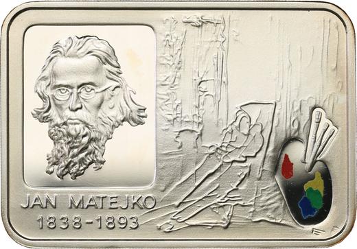 Revers 20 Zlotych 2002 MW ET "Jan Matejko" - Silbermünze Wert - Polen, III Republik Polen nach Stückelung