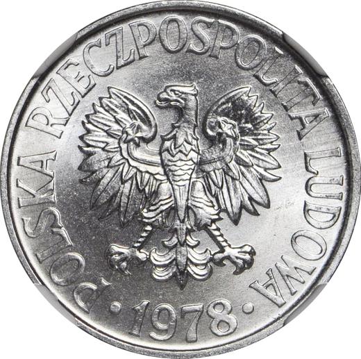 Obverse 50 Groszy 1978 No Mint Mark -  Coin Value - Poland, Peoples Republic