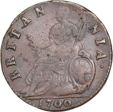 Revers 1/2 Penny 1700 - Münze Wert - Großbritannien, Wilhelm III