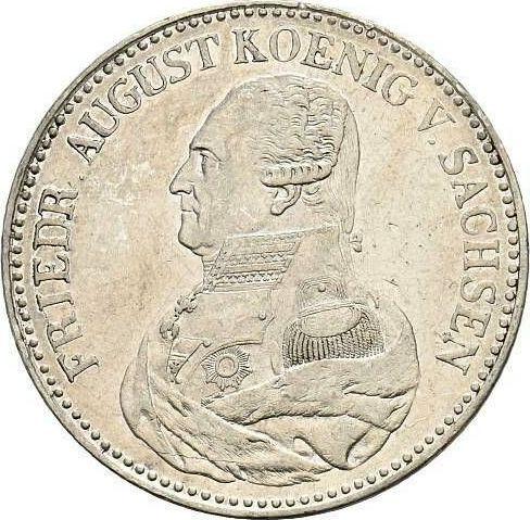 Obverse Thaler 1824 S - Silver Coin Value - Saxony-Albertine, Frederick Augustus I