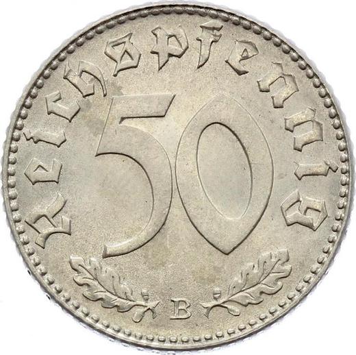 Obverse 50 Reichspfennig 1944 B "Type 1939-1944" -  Coin Value - Germany, Third Reich