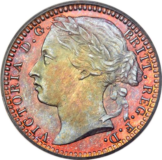 Avers 1/3 Farthing 1876 - Münze Wert - Großbritannien, Victoria