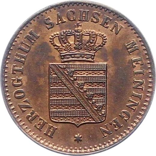 Obverse 2 Pfennig 1862 - Coin Value - Saxe-Meiningen, Bernhard II