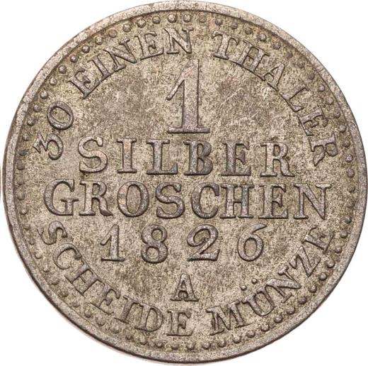 Reverse Silber Groschen 1826 A - Silver Coin Value - Prussia, Frederick William III