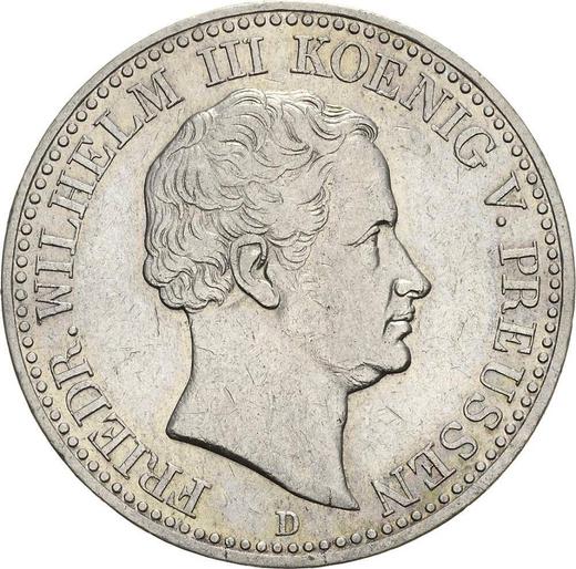 Obverse Thaler 1840 D - Silver Coin Value - Prussia, Frederick William III