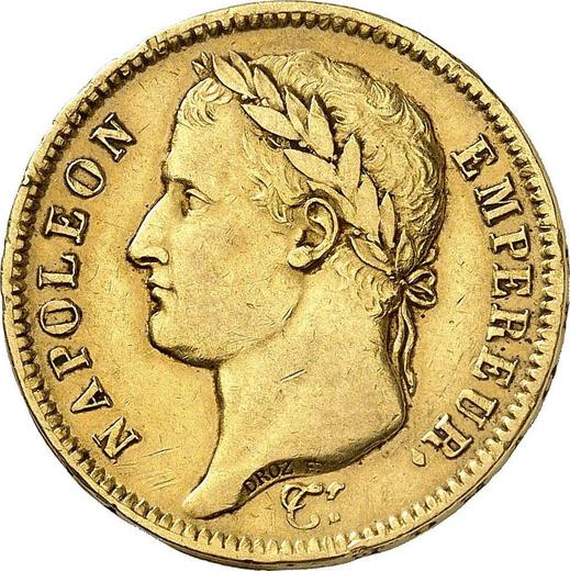 Obverse 40 Francs 1807 A "Type 1807-1808" Incuse Error - Gold Coin Value - France, Napoleon I