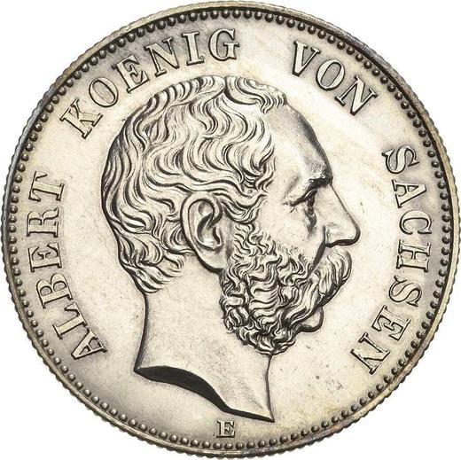 Obverse 2 Mark 1899 E "Saxony" - Silver Coin Value - Germany, German Empire